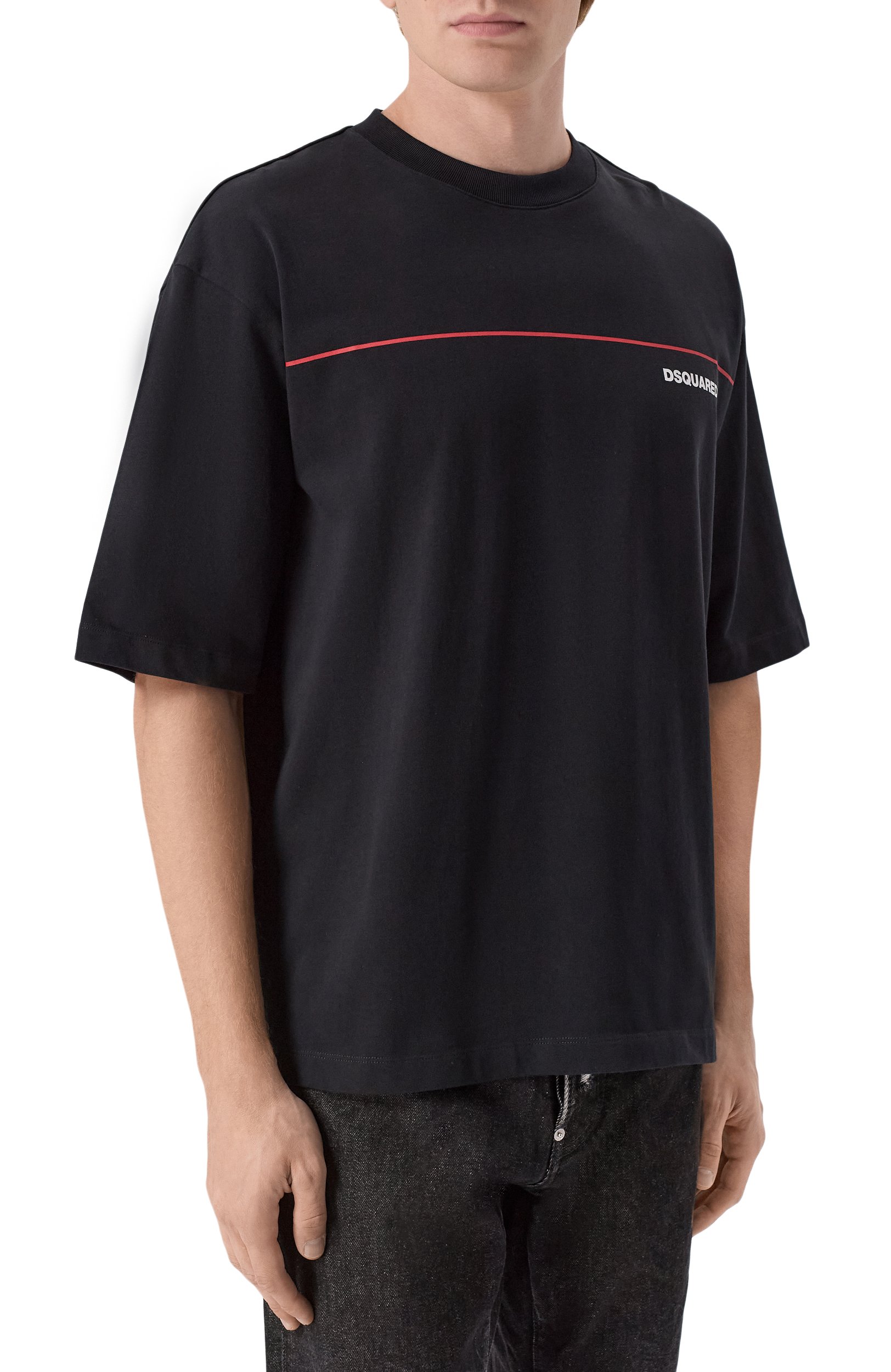 Хлопковая футболка DSQUARED2, арт. S71GD1653/D20106, фото 3