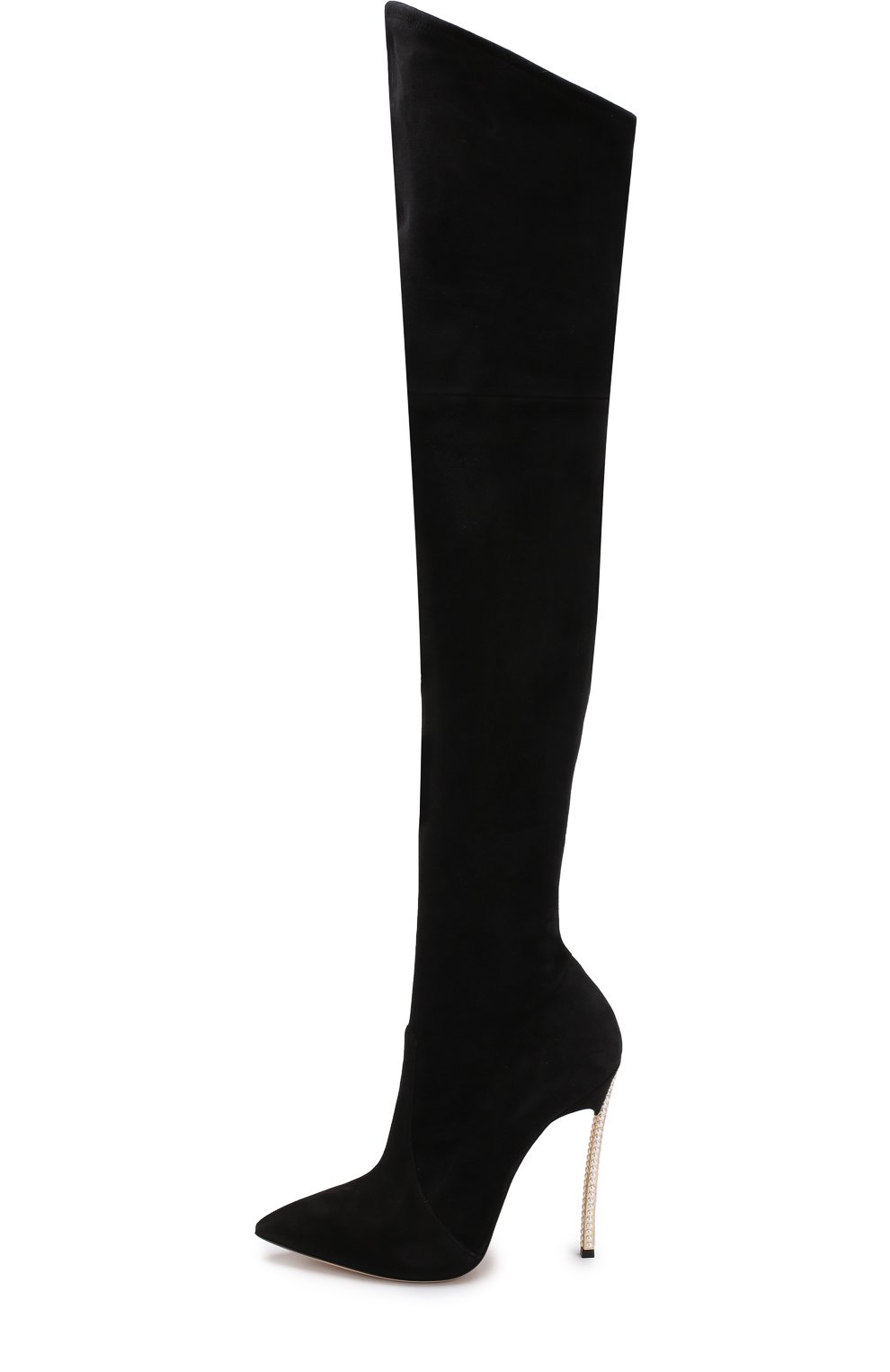 Замшевые ботфорты на шпильке blade CASADEI, арт. 1T808E120DPECT000, фото 3