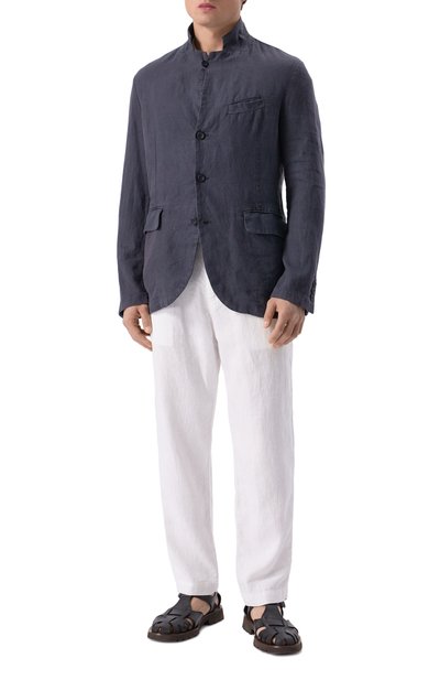 Льняные брюки HANNES ROETHER, арт. PA21PER.602/, фото 2