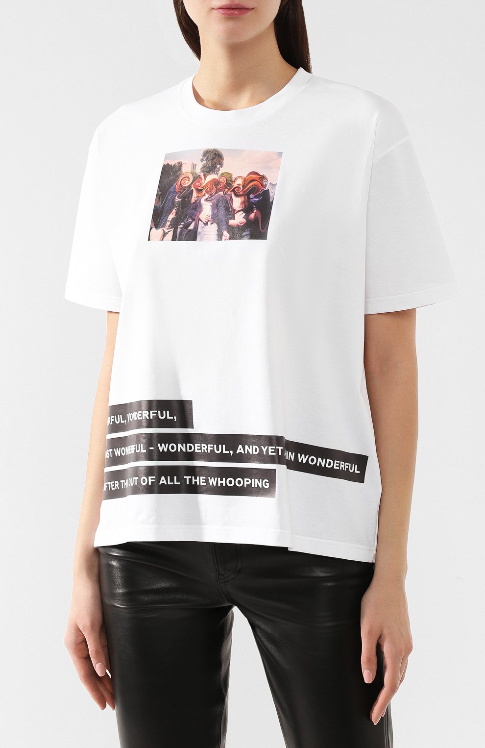Хлопковая футболка BURBERRY, арт. 4560526, фото 3