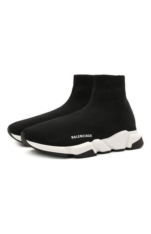 Текстильные кроссовки Speed 2.0 Balenciaga 645056/W2DBQ Чёрный 645056/W2DBQ