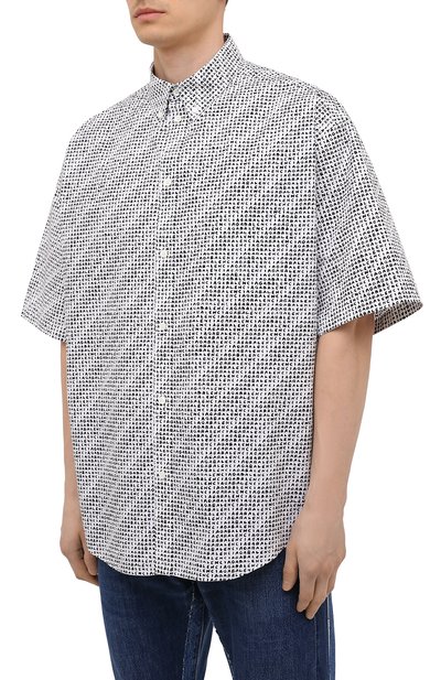 Хлопковая рубашка BALENCIAGA, арт. 647354/TKL40, фото 3