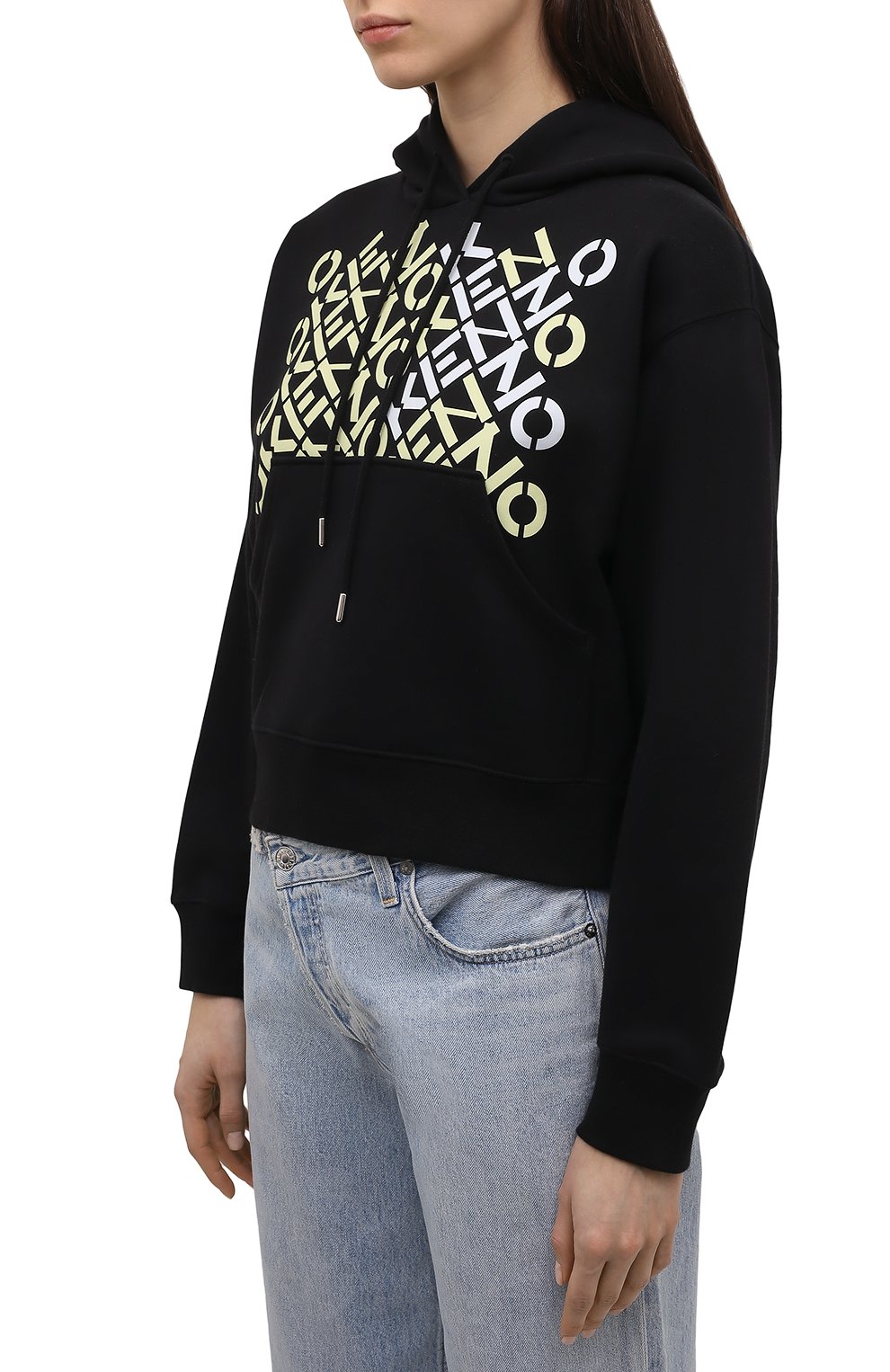 Хлопковое худи kenzo sport KENZO, арт. FC52SW7774MS, фото 3