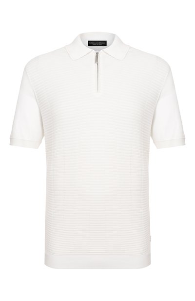 Мужское поло из шелка и хлопка STEFANO RICCI, арт. K818104P31/F26170