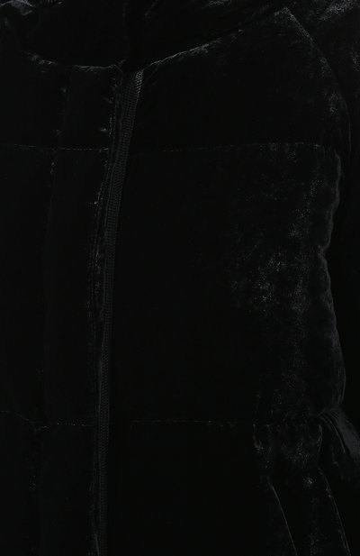 Бархатный пуховик с капюшоном MONCLER, арт. D2-093-46999-00-549SF, фото 5