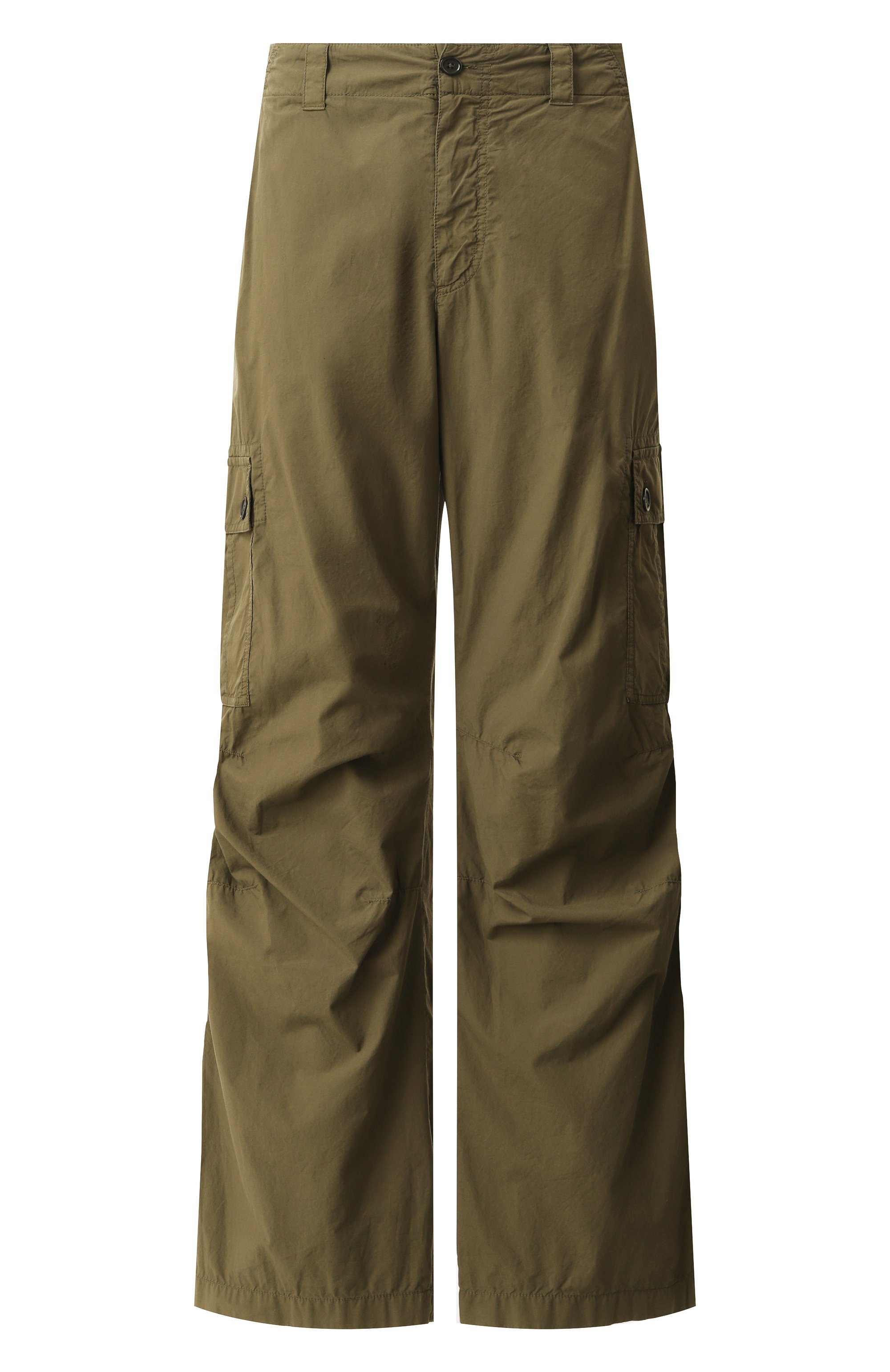 Хлопковые брюки-карго DOLCE & GABBANA хаки цвета по цене 78750 руб., арт. GP0H9T/G8LD9, фото 1 Хлопковые брюки-карго DOLCE & GABBANA, арт. GP0H9T/G8LD9, фото 1