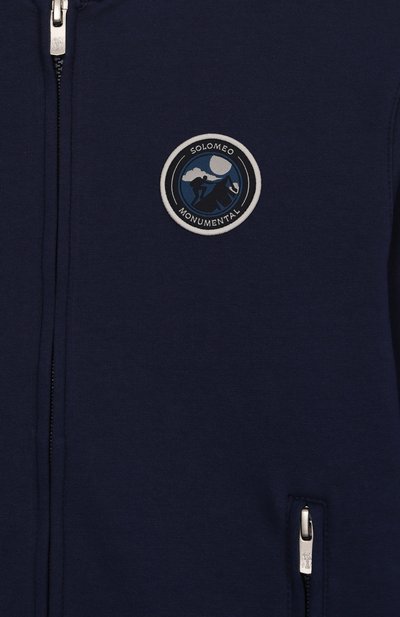 Хлопковая толстовка BRUNELLO CUCINELLI, арт. BW863E194A, фото 3