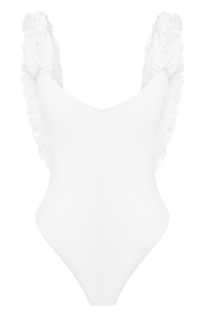 Слитный купальник LA REVECHE белого цвета по цене 22950 руб., арт. NABILA INTER0 BIANC0, фото 1 Слитный купальник LA REVECHE, арт. NABILA INTER0 BIANC0, фото 1