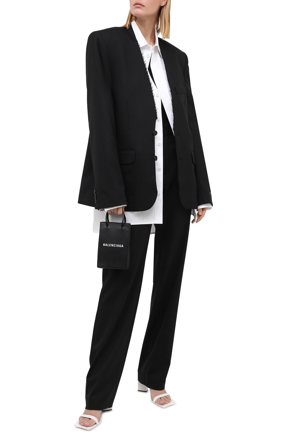 Шерстяной жакет VETEMENTS, арт. WAH21JA032 1200/BLACK, фото 2