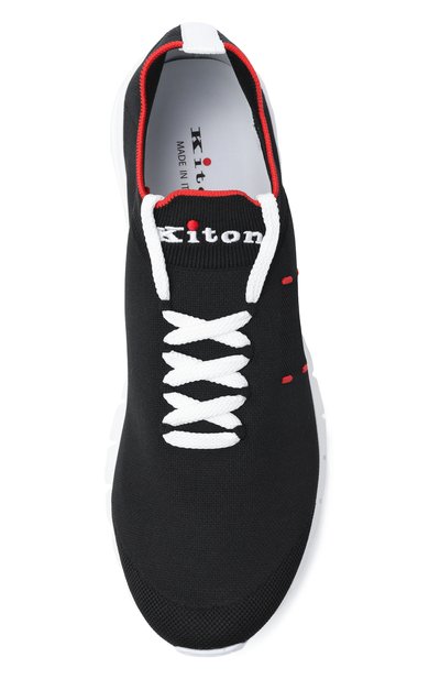 Текстильные кроссовки KITON, арт. USSA392N01362, фото 5
