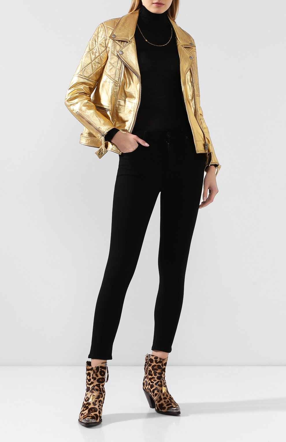 Кожаная куртка GOLDEN GOOSE DELUXE BRAND, арт. G35WP036.A3, фото 2