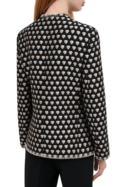 Жакет GIORGIO ARMANI черно-белого цвета по цене 298000 руб., арт. 0WHGG0H2/T01UP, фото 4 Жакет GIORGIO ARMANI, арт. 0WHGG0H2/T01UP, фото 4