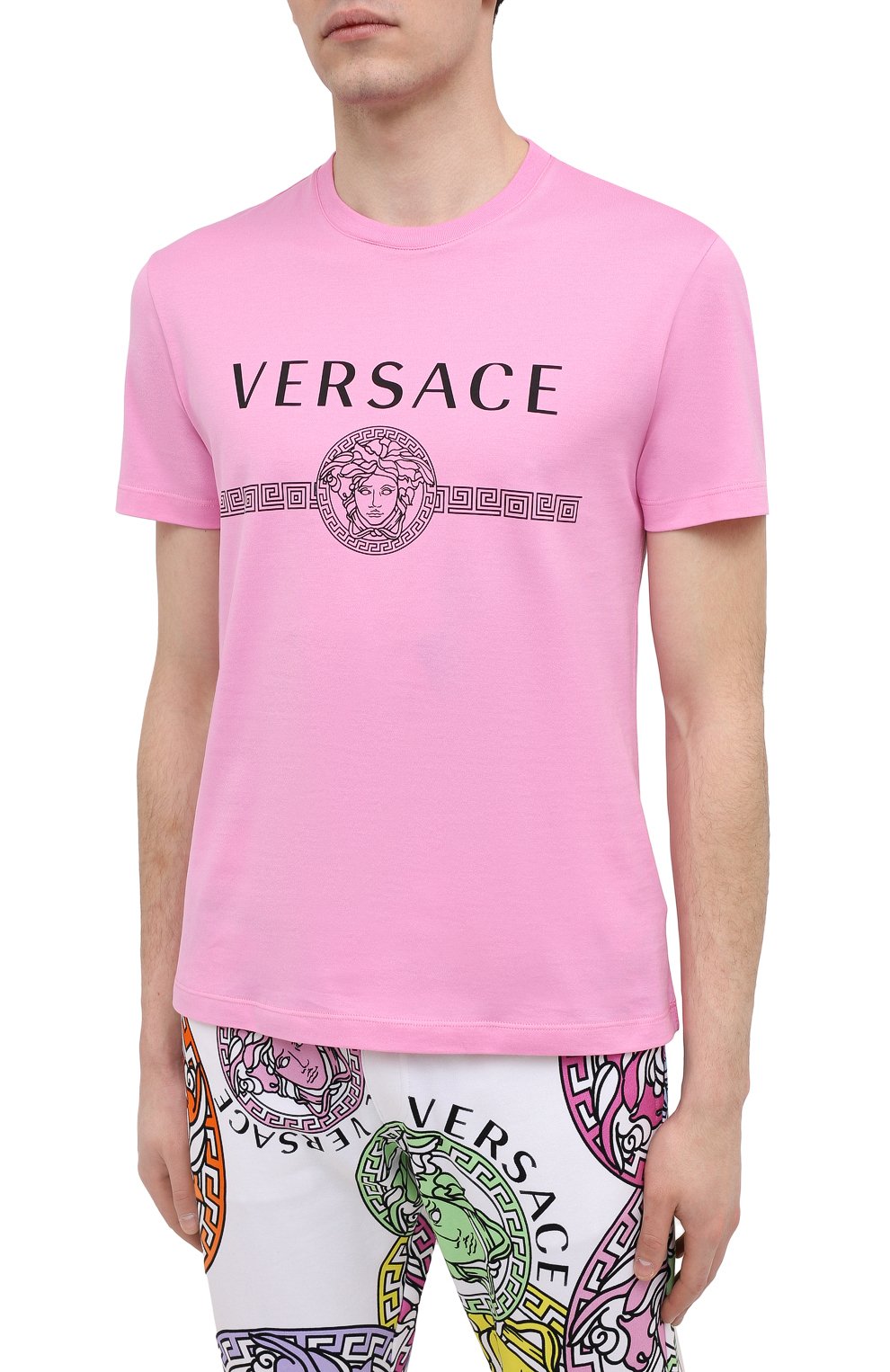 Хлопковая футболка VERSACE, арт. A87573/A228806, фото 3