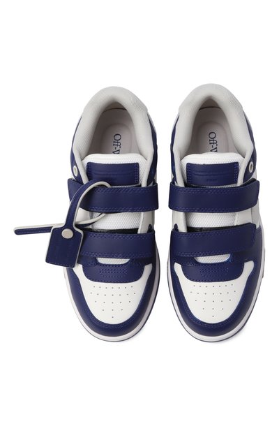 Кожаные кеды out of office OFF-WHITE, арт. 0BIA008F25LEA0010145/29-33, фото 4