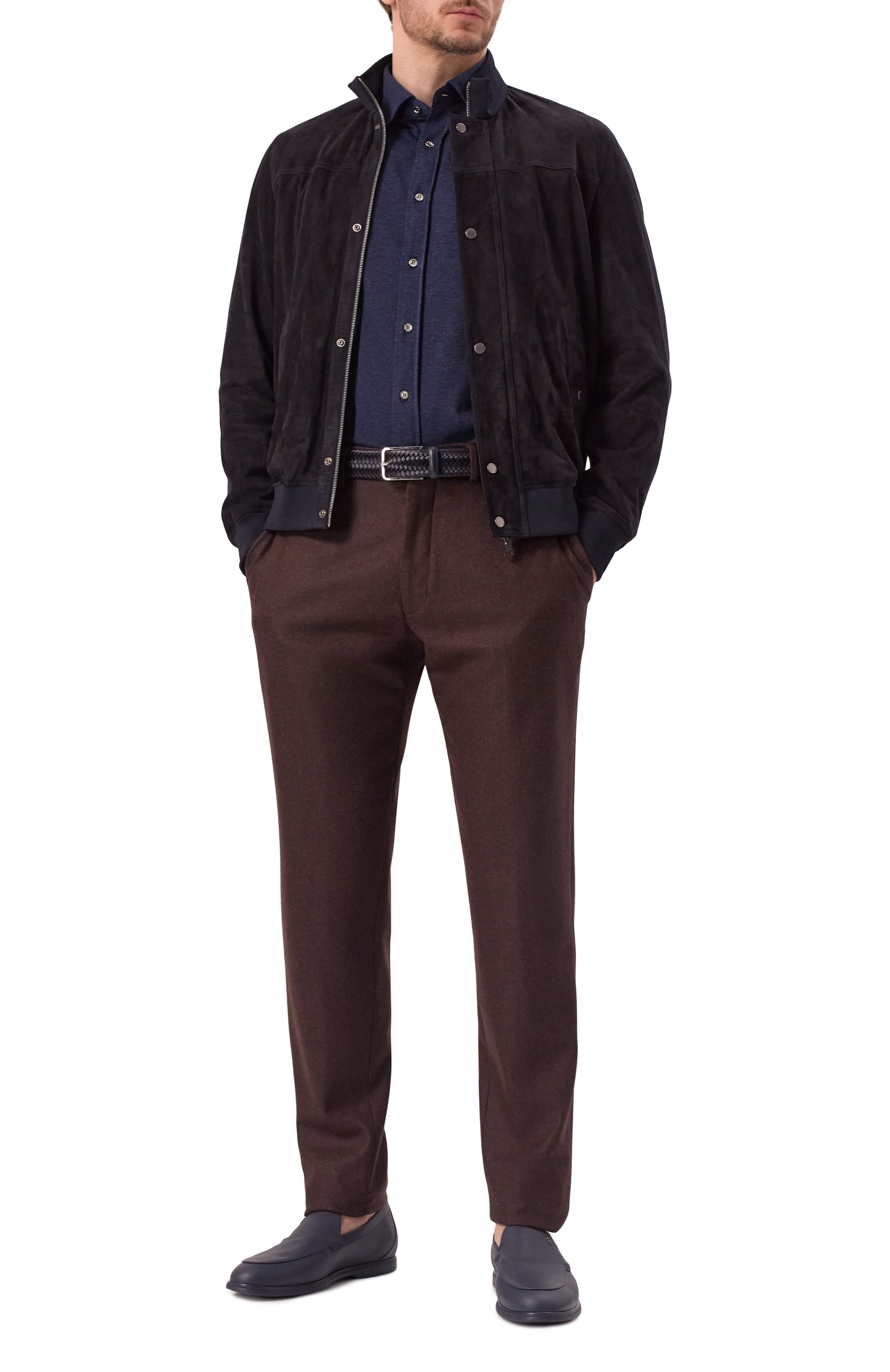 Кожаные лоферы STEFANO RICCI, арт. UC64_G2344/MRWY, фото 2