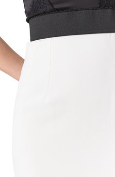 Женская юбка из вискозы DOLCE & GABBANA белого цвета, арт. F4A1FT/FUIAH | Фото 5 (Материал внешний: Вискоза; Длина Ж (юбки, платья, шорты): Миди; Стили: Гламурный; Женское Кросс-КТ: Юбка-одежда; Материал подклада: Шелк)