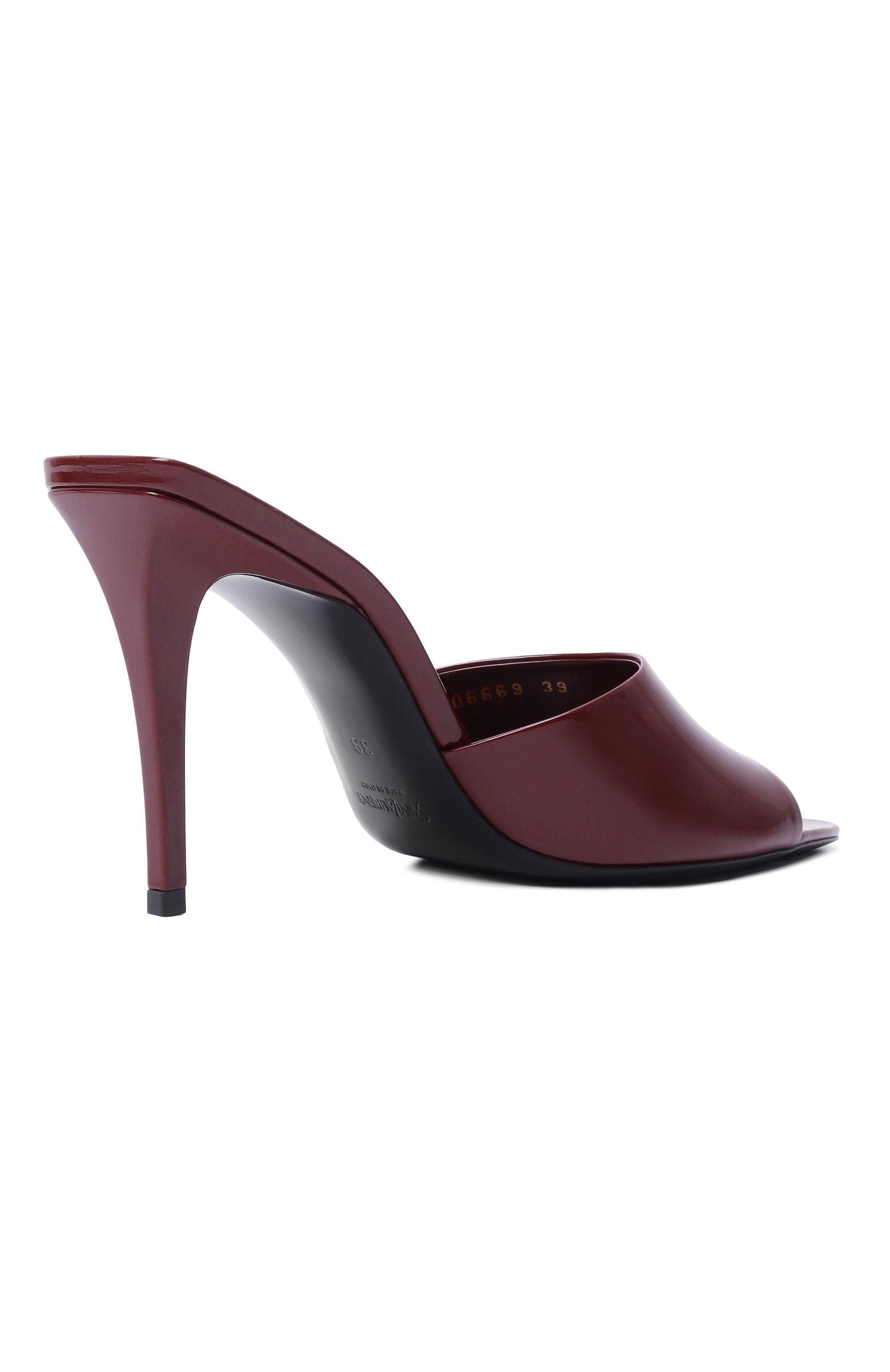 Лакированные мюли romy 90 SAINT LAURENT, арт. 806669/1TV00, фото 5