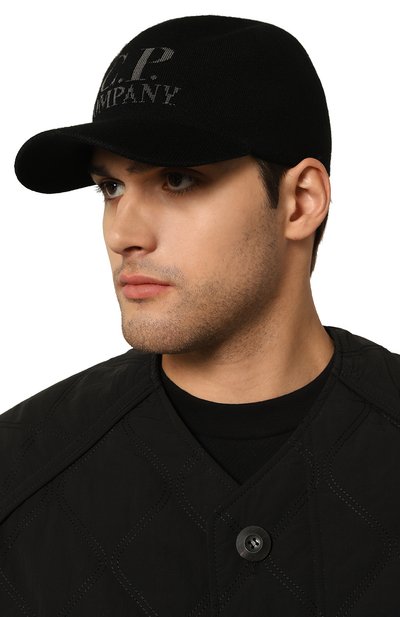 Шерстяная бейсболка C.P. COMPANY, арт. 17CMAC299A005509A, фото 2