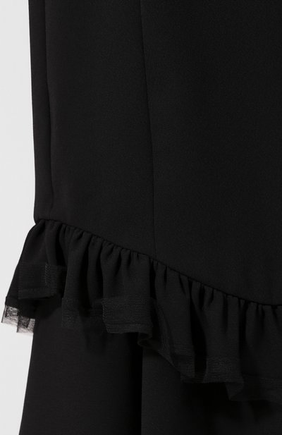 Платье из вискозы ULYANA SERGEENKO черного цвета по цене 260000 руб., арт. ABM019FW19P (1291т19), фото 5 Платье из вискозы ULYANA SERGEENKO, арт. ABM019FW19P (1291т19), фото 5