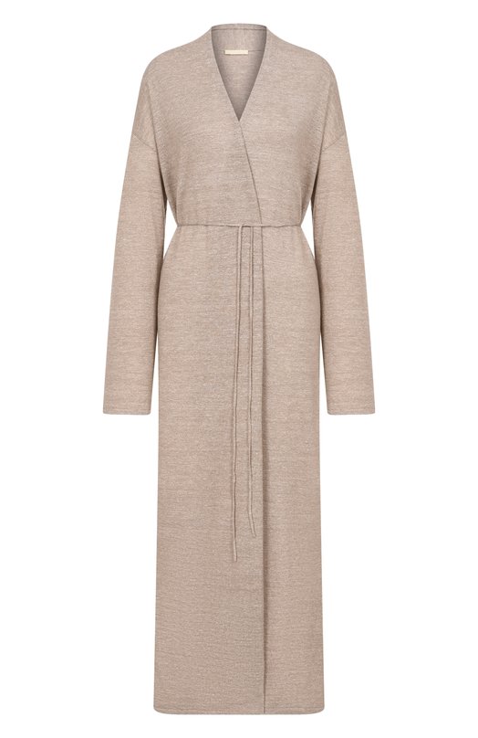 Кардиган из шерсти и льна 12 STOREEZ 136427 Бежевый 136427