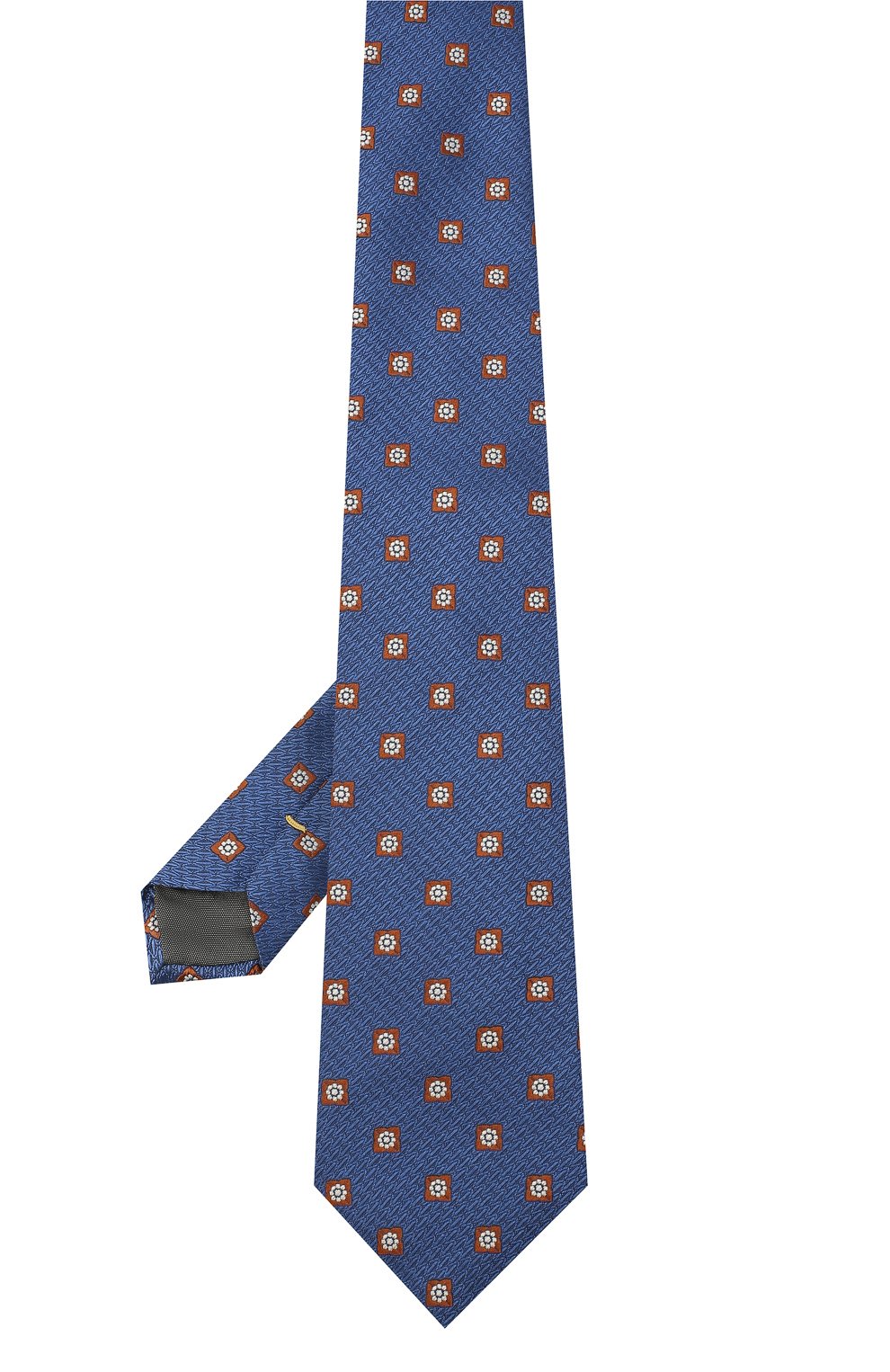 Шелковый галстук CANALI синего цвета по цене 11650 руб., арт. 18/HJ02804, фото 2 Шелковый галстук CANALI, арт. 18/HJ02804, фото 2