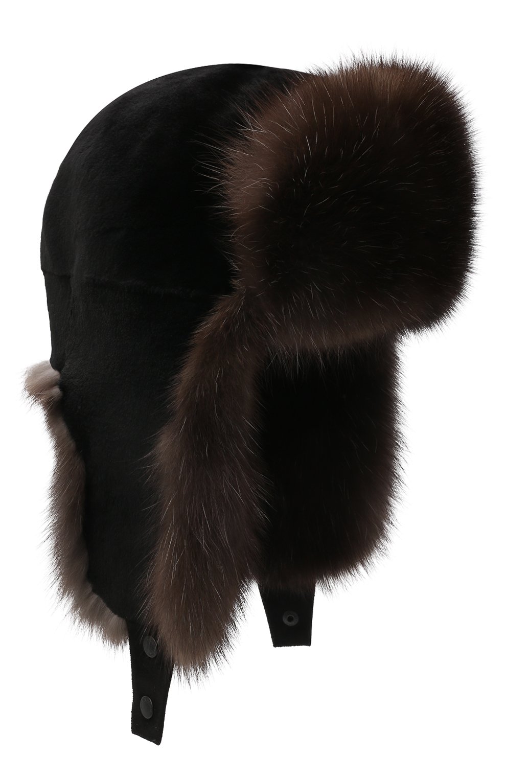Меховая шапка-ушанка из норки и соболя VICTORIA KUSENKOVA, арт. 331513504235, фото 1