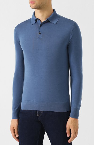 Шерстяное поло с длинными рукавами ZEGNA, арт. URM00/132, фото 3