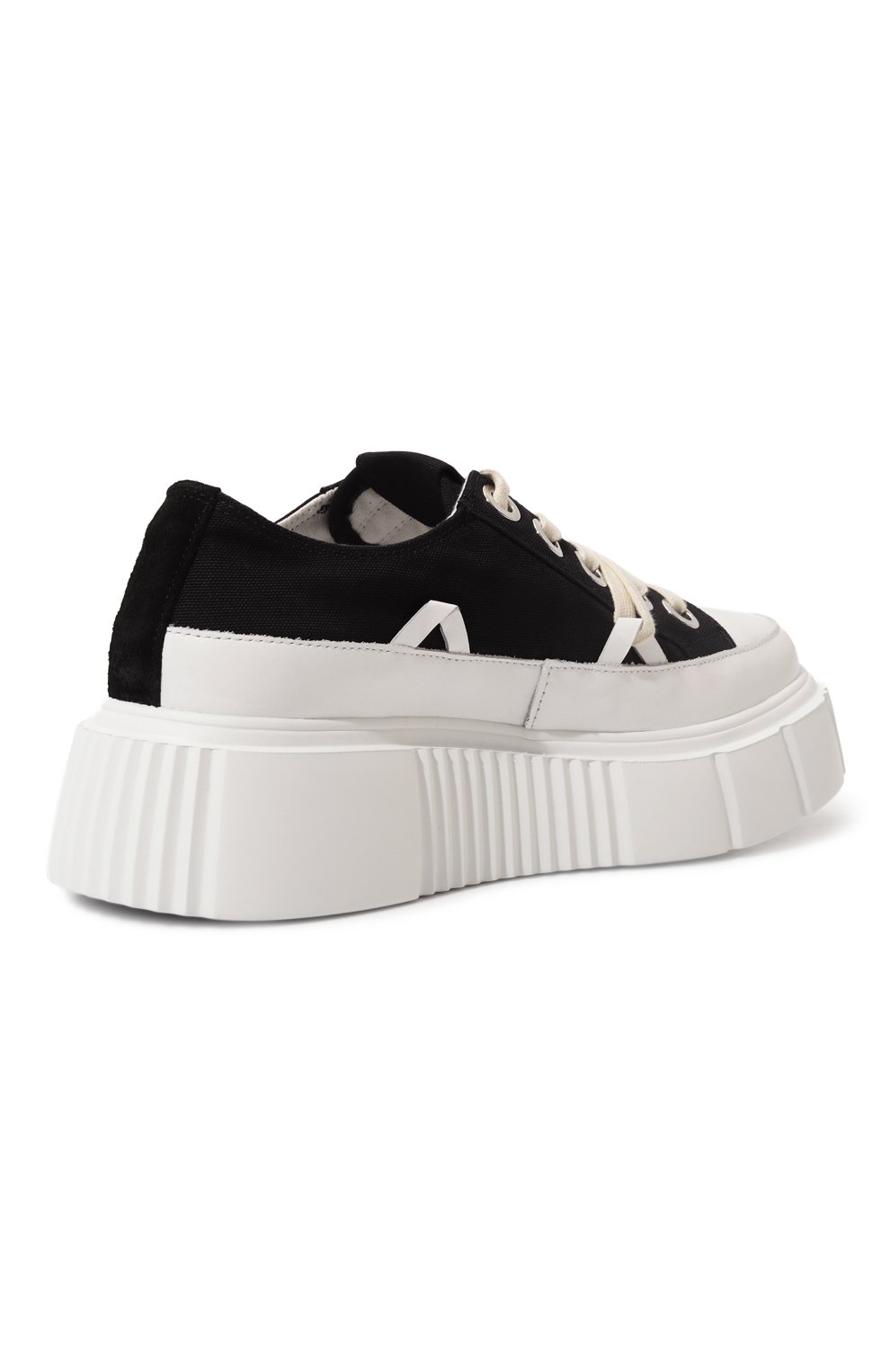 Комбинированные кеды matilda INUIKII черного цвета по цене 27700 руб., арт. 30102-024, фото 5 Комбинированные кеды matilda INUIKII, арт. 30102-024, фото 5