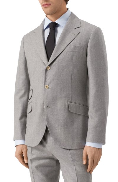 Шерстяной костюм BRUNELLO CUCINELLI, арт. ME226LDWH, фото 3
