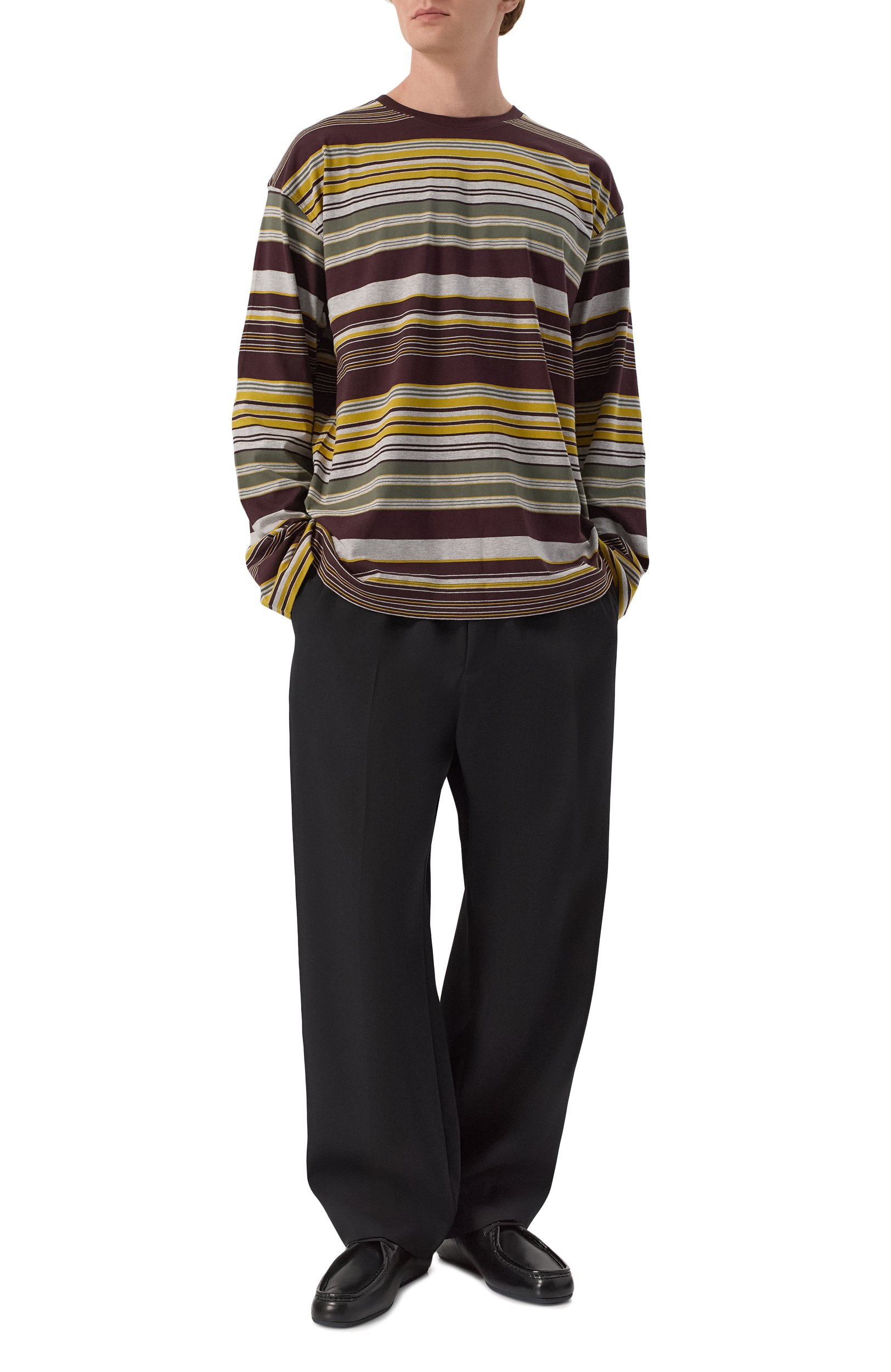 Хлопковый лонгслив DRIES VAN NOTEN, арт. 021164/4605, фото 2