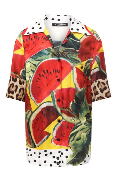 Женская шелковая рубашка DOLCE & GABBANA, арт. F5M70T/FI1SU