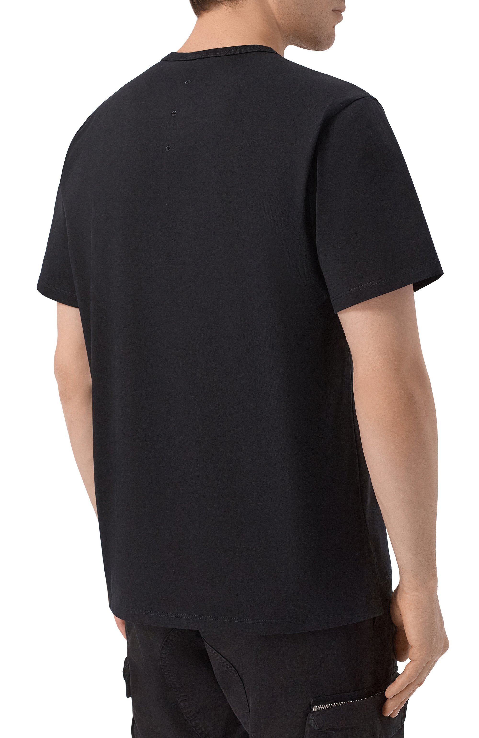 Хлопковая футболка PREMIATA черного цвета по цене 11700 руб., арт. PA1032, фото 4 Хлопковая футболка PREMIATA, арт. PA1032, фото 4