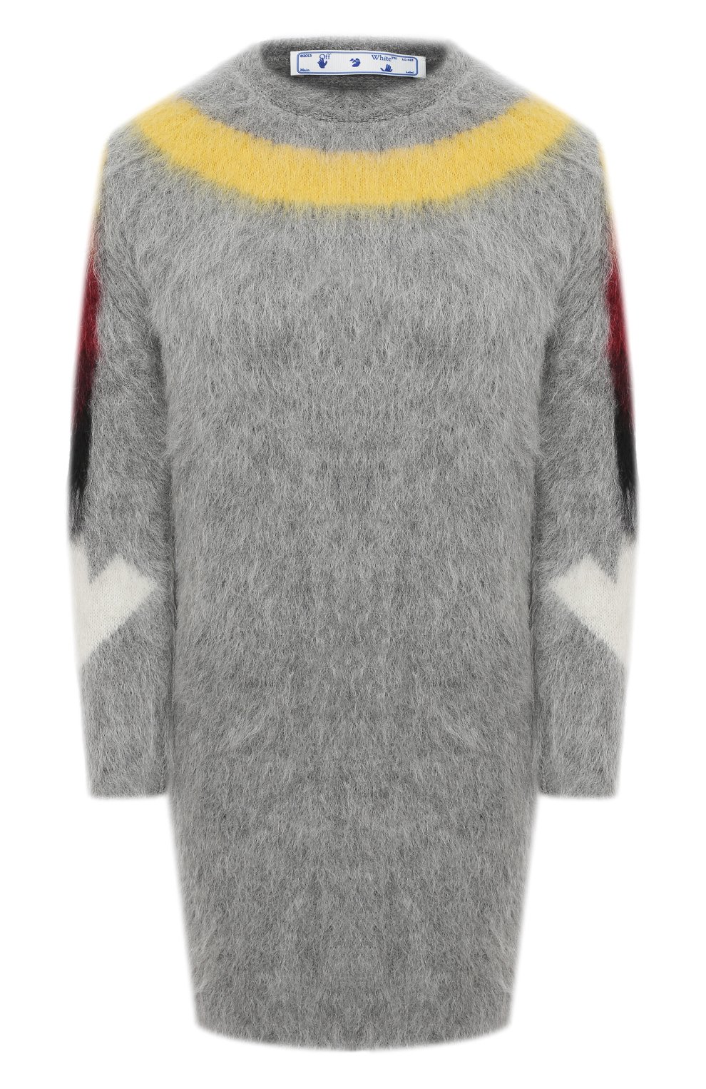 Платье OFF-WHITE серого цвета по цене 79950 руб., арт. 0WHI031E20KNI0010884, фото 1 Платье OFF-WHITE, арт. 0WHI031E20KNI0010884, фото 1