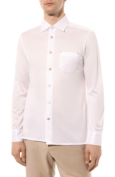 Хлопковая рубашка KITON, арт. UMCNERH0841301, фото 3