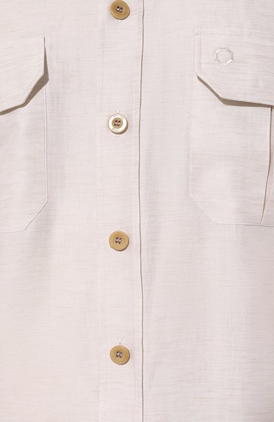 Рубашка из хлопка и шелка STEFANO RICCI, арт. SP006289/R2150, фото 5