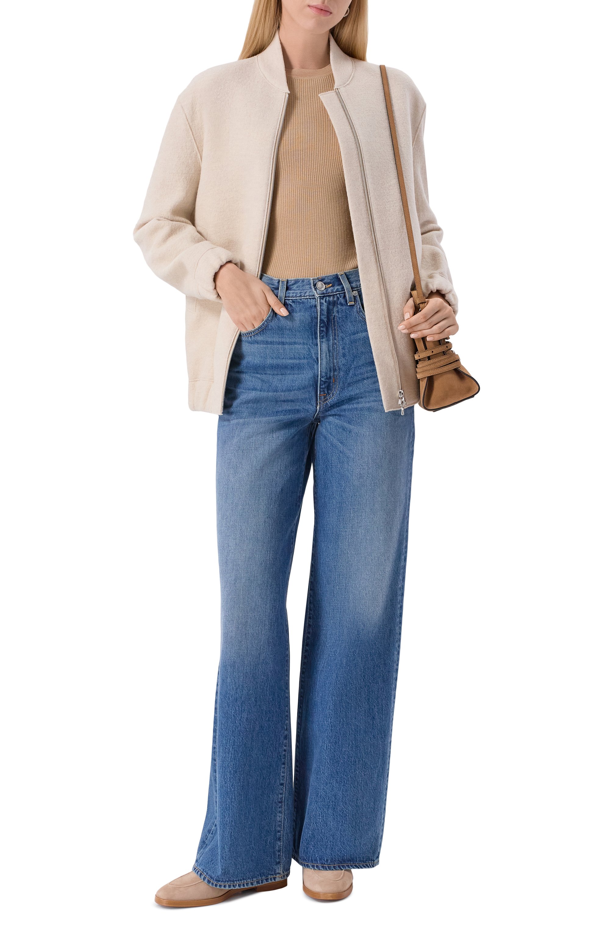 Шерстяной бомбер HARRIS WHARF LONDON, арт. AH2490MLC, фото 2