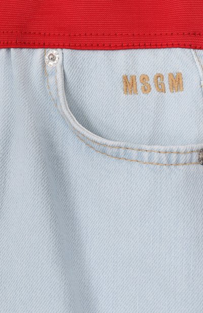 Джинсовые шорты MSGM KIDS, арт. S6MSJGSH039, фото 3