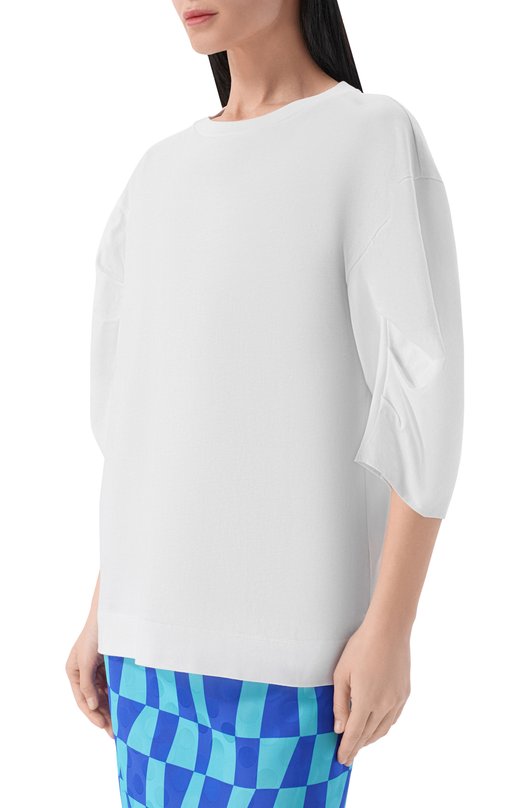 Хлопковая футболка Dries Van Noten 011107/3603 Белый  011107/3603 Фото 3
