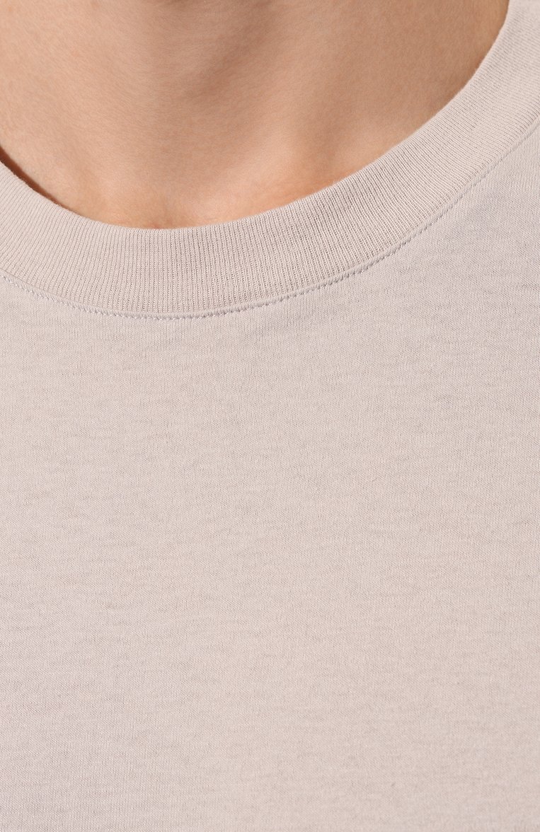Мужского комплект из трех футболок MAISON MARGIELA кремового цвета, арт. S50GC0687/S23973 | Фото 5 (Региональные ограничения белый список (Axapta Mercury): Не проставлено; Нос: Не проставлено; Принт: Без принта; Материал внешний: Хлопо�к; Рукава: Короткие; Мужское Кросс-КТ: Футболка-одежда)