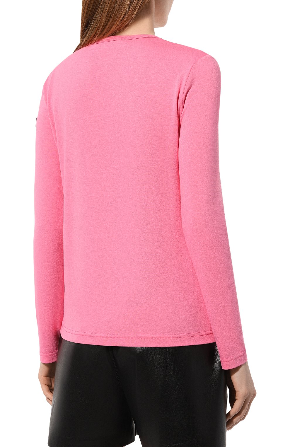 Лонгслив из вискозы EVERREVER розового цвета по цене 6370 руб., арт. RE-LSV-PINK-01, фото 4 Лонгслив из вискозы EVERREVER, арт. RE-LSV-PINK-01, фото 4