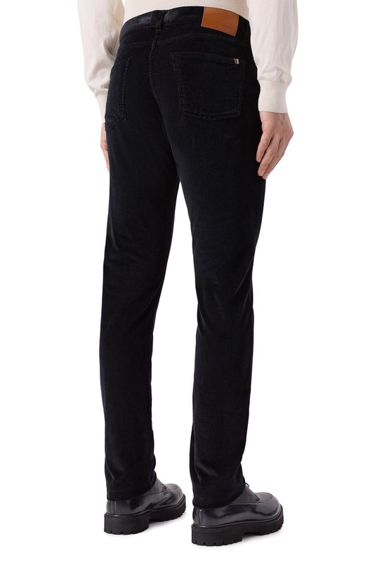 Вельветовые брюки Canali D91519/PT01578 Чёрный  D91519/PT01578 Фото 4