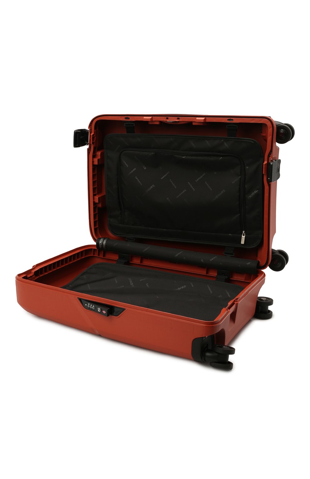 Дорожный чемодан magnum eco spinner SAMSONITE красного цвета по цене 23650 руб., арт. KH2-96001, фото 3 Дорожный чемодан magnum eco spinner SAMSONITE, арт. KH2-96001, фото 3