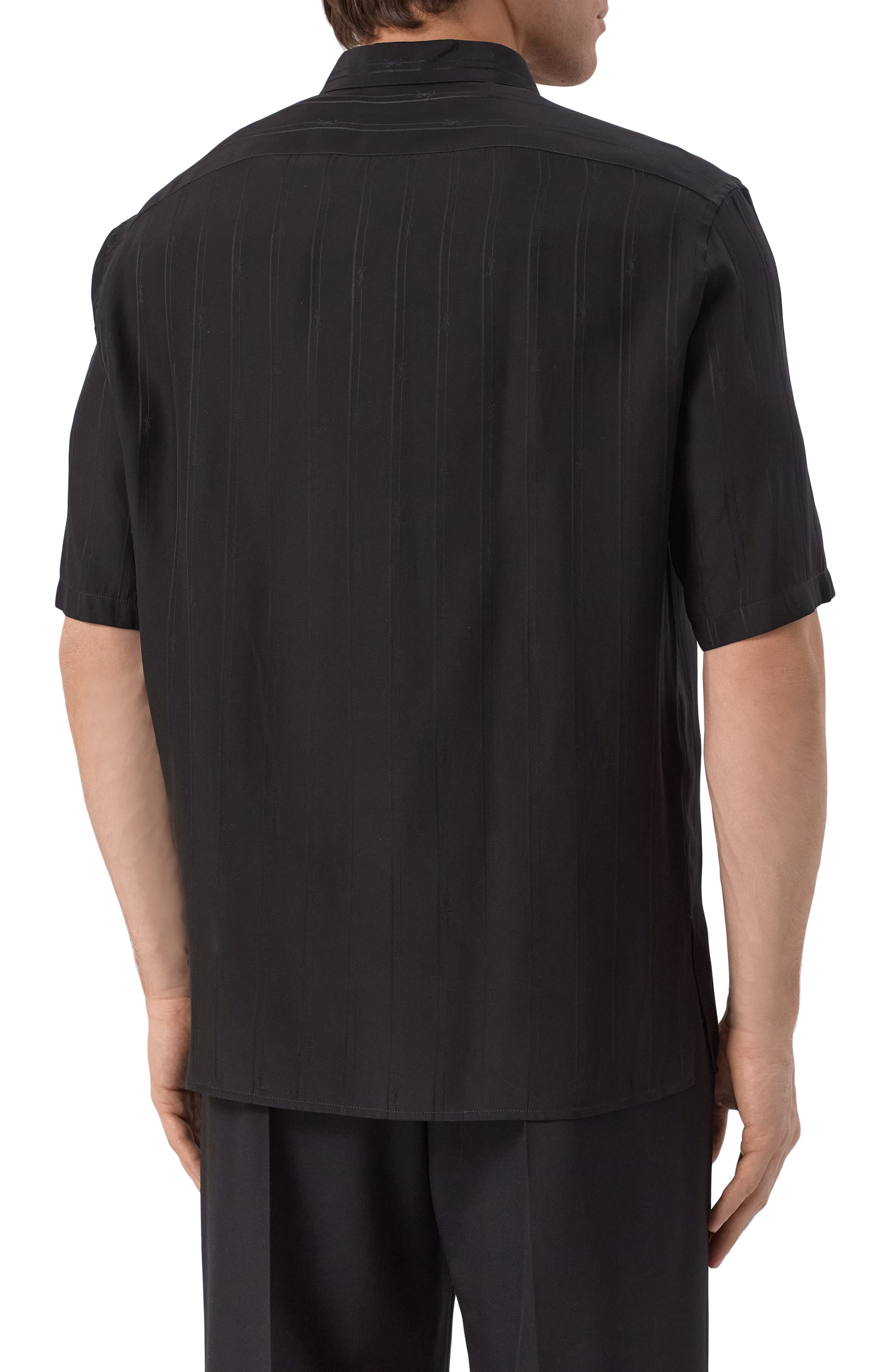 Шелковая рубашка SAINT LAURENT, арт. 601070/Y6H39, фото 4