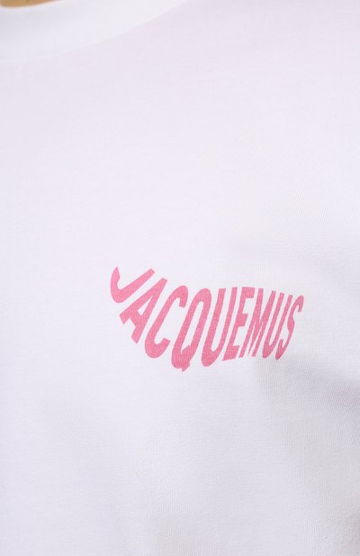 Хлопковая футболка JACQUEMUS, арт. 225JS031-2003, фото 5