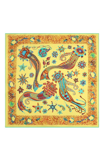 Шелковый платок mermaid KIRILL OVCHINNIKOV, арт. 90\M, фото 4