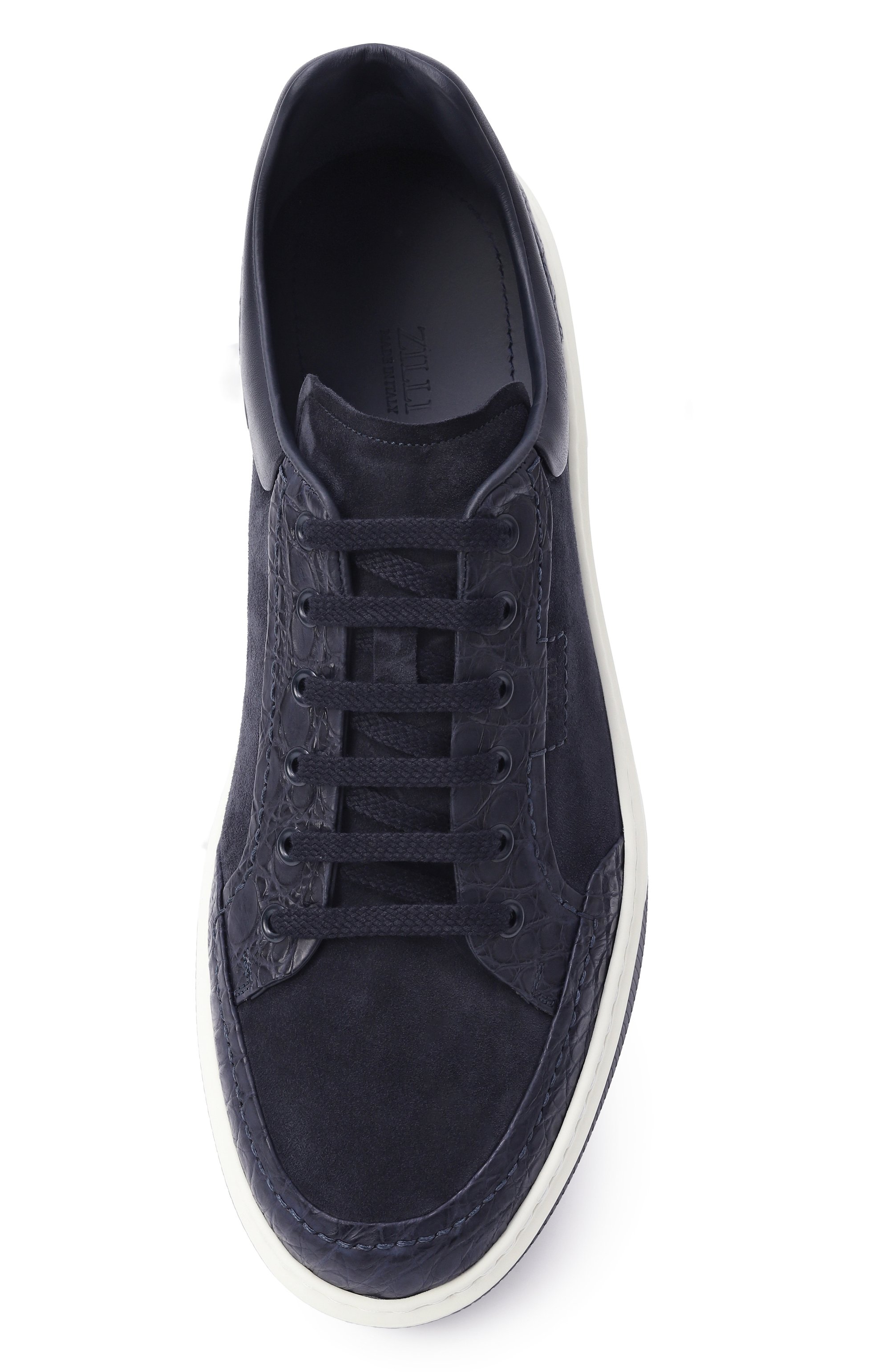 Кожаные кеды ZILLI, арт. H0140AM1121VZBA03, фото 6