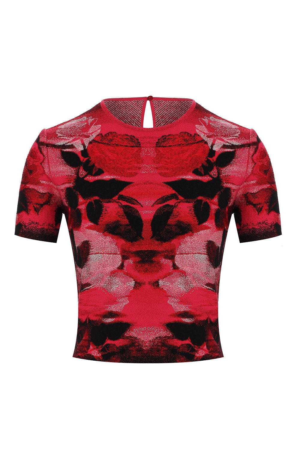 Топ из смеси шелка и вискозы ALEXANDER MCQUEEN розового цвета по цене 131000 руб., арт. 594990/Q1AJ1, фото 1 Топ из смеси шелка и вискозы ALEXANDER MCQUEEN, арт. 594990/Q1AJ1, фото 1