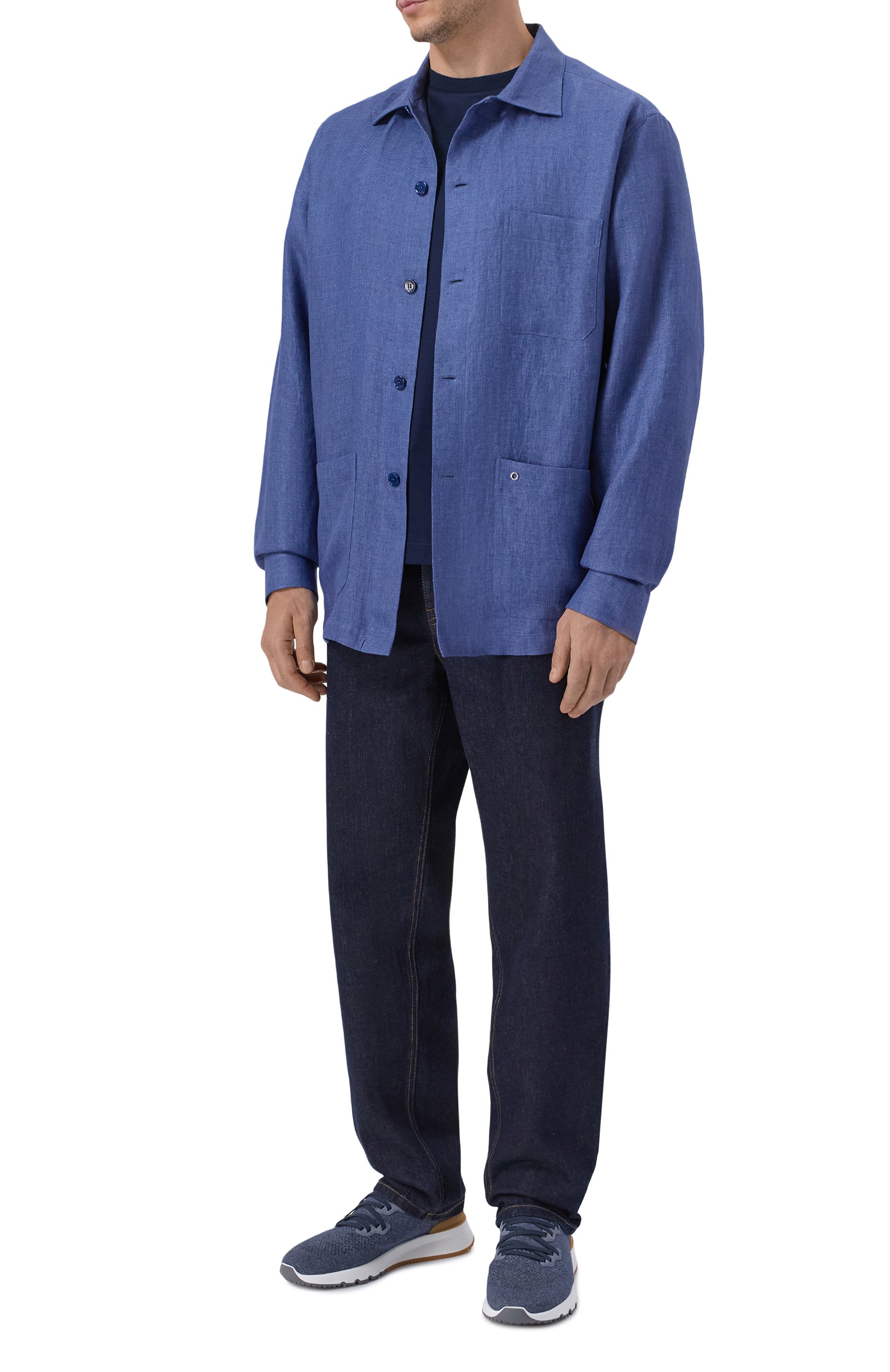 Льняная рубашка STEFANO RICCI, арт. SP008363/BN2930, фото 2