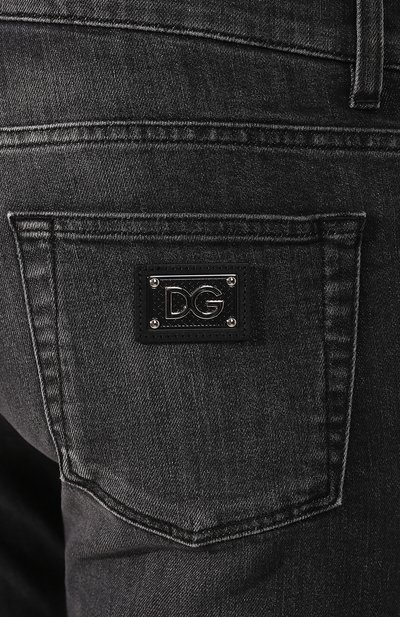Джинсы DOLCE & GABBANA темно-серого цвета по цене 69350 руб., арт. GY07CD/G8BR4, фото 5 Джинсы DOLCE & GABBANA, арт. GY07CD/G8BR4, фото 5