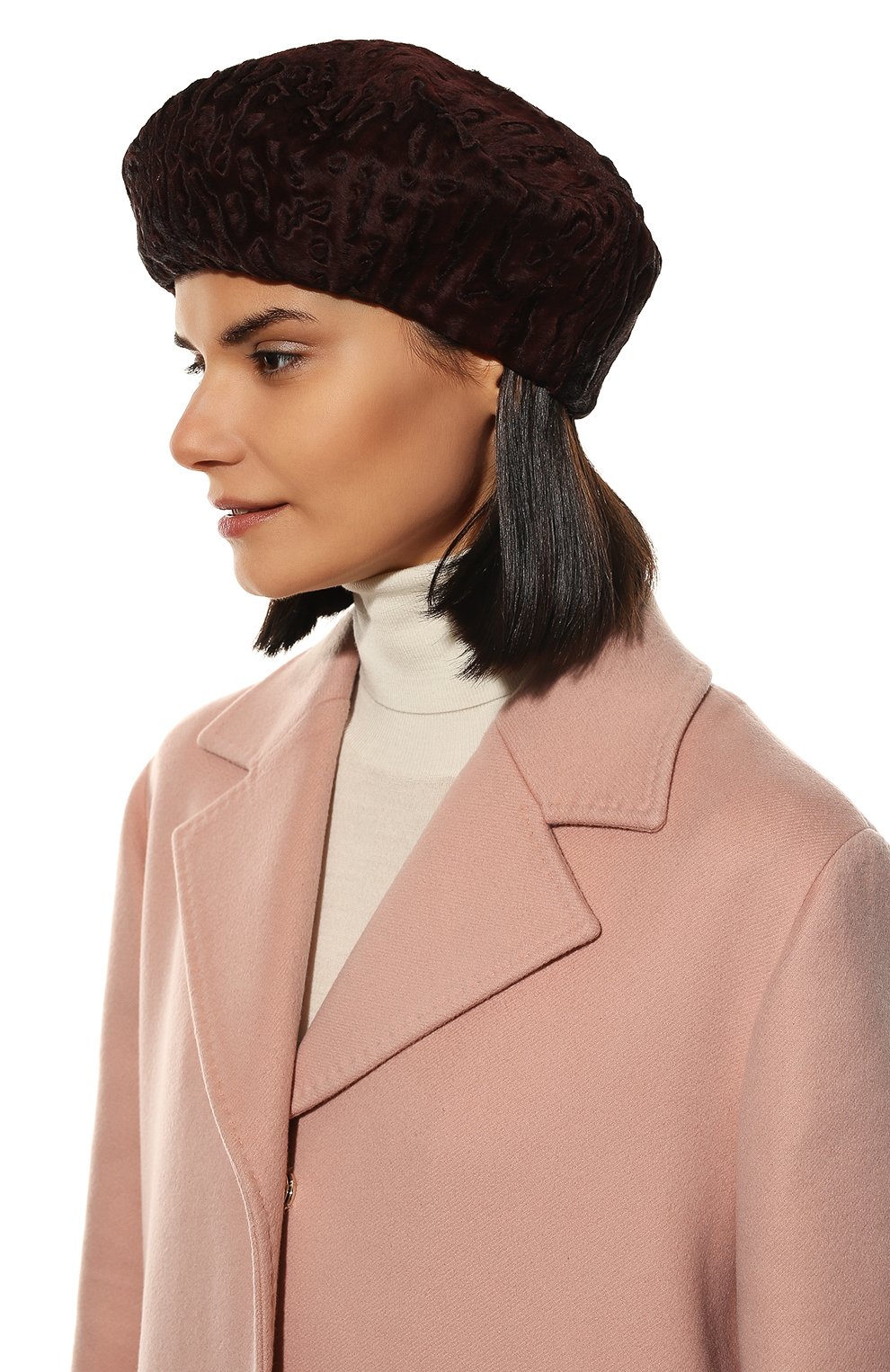 Берет из меха каракульчи FURLAND, арт. 0096107810048200000, фото 2